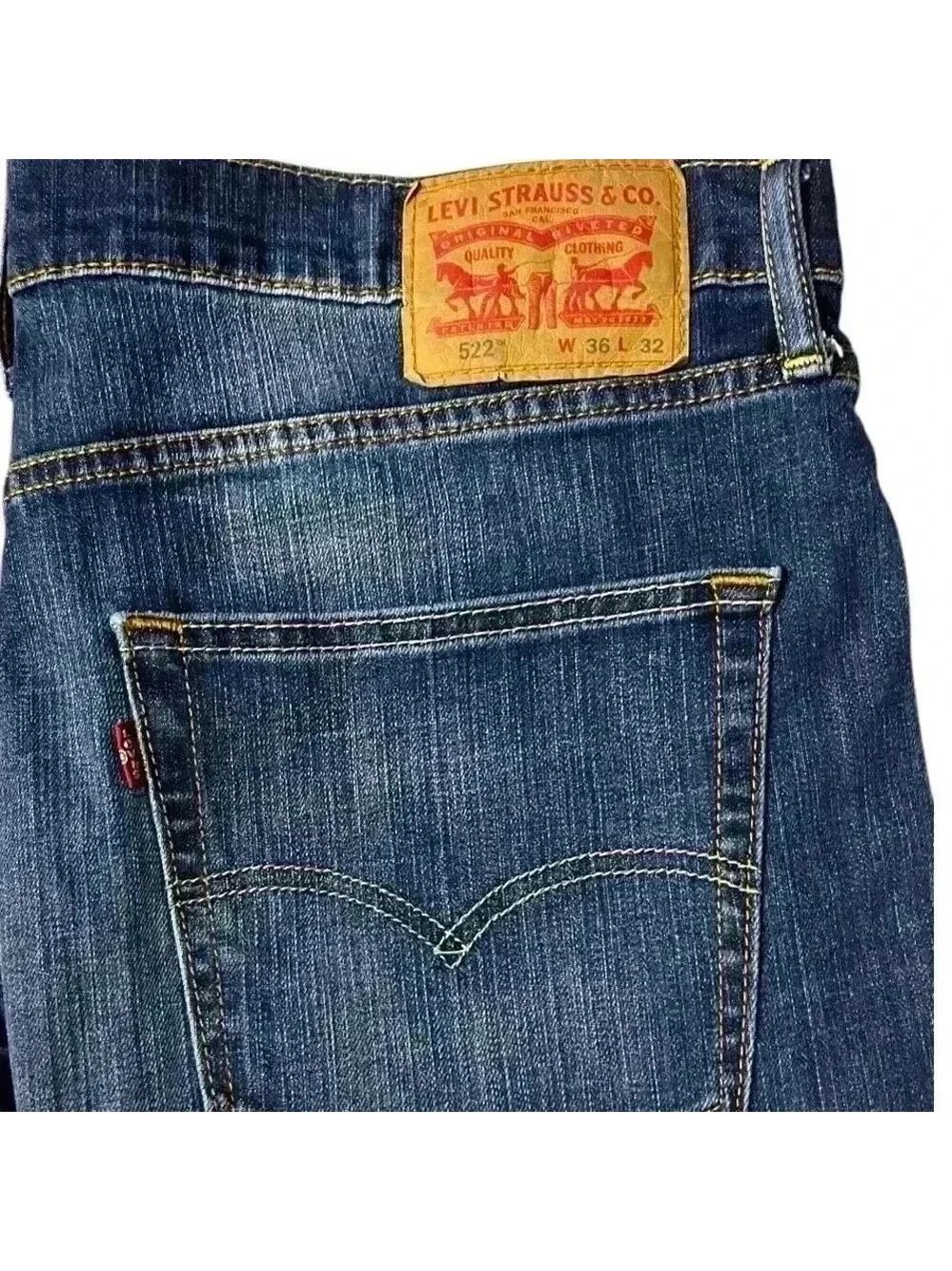Levi’s 522, Red Tab Jeans. Men’s W36 L32. Pre Owned in Excellent Condition.